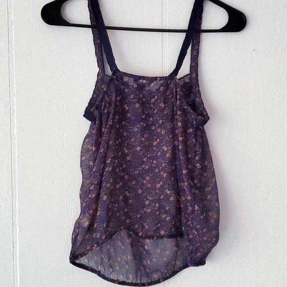 NWT AEO AMERICAN EAGLE OUTFITTERS Floral Romantic Lace Cami - Picture 2 of 5